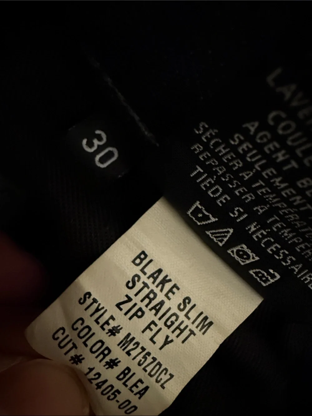 Hudson Jeans Men’s Blake Slim Straight Dark Indigo Jeans
